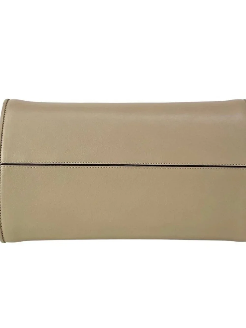 MARNI TULIPEA Small Top-Handle Bag BMMP0167U0 Gray Beige Leather Tote Bag